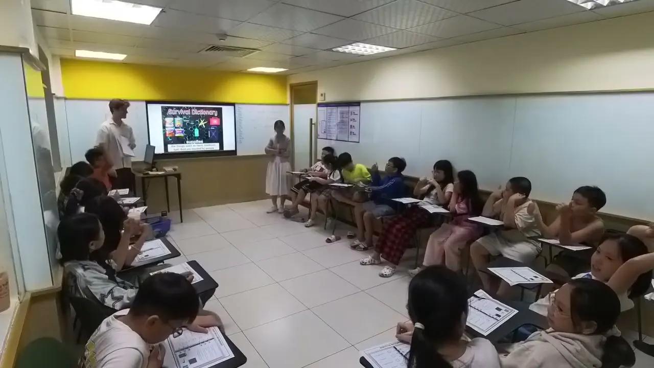 Recorded zombie survival reading lesson